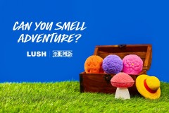 《海贼王》联名lush推出浴盐球