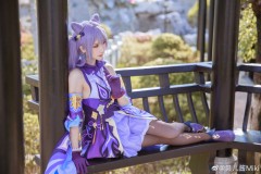 游戏《原神》刻晴（cn:贝儿酱Miki）真人COSPLAY图