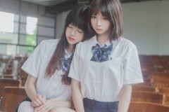 桜桃喵与疯猫ss你喜欢谁？JK百合不分你我 都要！
