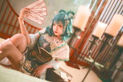 《东方project》霍青娥cosplay（CN：冉冉不甜v）