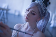 俄罗斯COSER美女Sayathefox鬼刀-冰公主作品