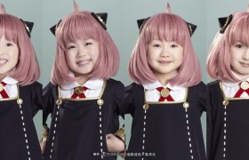 音乐剧《间谍过家家》阿尼亚演员的定妆照