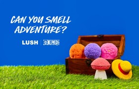 《海贼王》联名lush推出浴盐球
