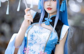 猫君君MaoJun全网套图分享，粉发萌娘的慵懒早晨