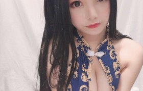 蜜汁猫裘旗袍姐姐精美cosplay图片