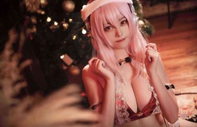 蜜汁猫裘高清大图，圣诞幻想曲的魅力之旅