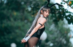 51酱cos轻小说《青春猪头少年系列》樱岛麻衣的兔女郎