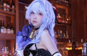 水淼aqua原神专业户 甘雨COS一览无余显身材