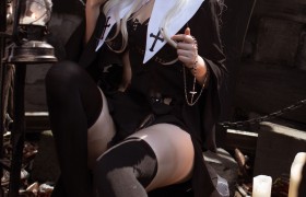 阿寨寨赎罪修女原图赏析，SSR级视觉核弹正在解封