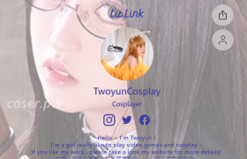 小漾樣@TwoyunCosplay个人介绍，让每个角色栩栩如生