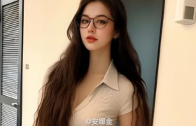 安娜金个人简介，身着黑色露肩服饰，姿态魅惑