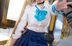 纸悦Etsu_ko新春力作：明日奈与黑、W的旗袍美学碰撞