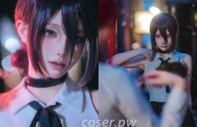 Coserにーはい（@niihai39）化身《链锯人》蕾洁，人气爆棚！