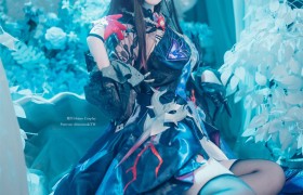 霜月shimo高清图集作品一览，双马尾黑女仆的幻想